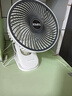 多功能夹子风扇台式挂壁手持小风扇多功能宿舍床上家用风扇usb可充电静音小型办公室桌面桌上夹扇 USB直插款（即插即用） 实拍图