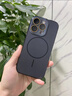 梦想可嘉适用苹果15promax手机壳iphone15promax保护套Magsafe磁吸无线充电全包防摔超薄亲肤磨砂款 石墨黑 实拍图
