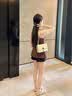 纪诗哲（GIEVSZHE）包包女包新款大牌女士斜挎手提包情人节情人节礼物送女友 米白色【独家新款】 精美品牌礼盒 实拍图