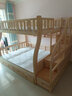 莱客轩（LAIKEXUAN）儿童上下床双层实木高低子母床梯柜款上铺1.4米下铺1.6米 实拍图