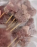 谷言牛肉串1000g 腌制冷冻半成品（约80串）烧烤食材 空气炸锅食材 实拍图