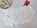草本初色妇炎洁纯棉内裤女款秋冬季7A抗菌吸汗女生三角裤短裤 薄荷绿+缎光肤+海盐蓝 XL 【121-140斤】 【妇炎洁联名款】 实拍图