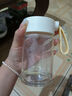 富光嘟嘟玻璃杯 高硼硅玻璃高颜值水杯子 女生便携牛奶咖啡刻度茶杯 实拍图