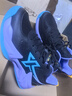 特步（XTEP）儿童童鞋风猎篮球鞋实力街篮运动鞋 黑/兰紫色 38码 实拍图