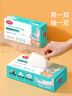 美丽雅一次性手套100只 中号PVC家务厨房烘焙洗碗清洁加厚橡胶手套 实拍图