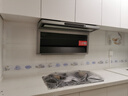 冈田（日本）吸抽油烟机新款7字型烟机灶具套装顶侧双吸家用变频大吸力三四件套装自动热清洗 【银色两件套】烟灶联动+定时猛火灶 液化气 实拍图