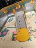 乖乖熊儿童宝宝家庭小型可折叠滑滑梯 家用0-2岁小孩幼儿园玩具游乐场 【黄】萌萌狮单滑梯（0~2岁） 实拍图