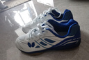蝴蝶BUTTERFLY乒乓球鞋牛筋底专业男女同款运动鞋透气TC1蓝色43码 实拍图
