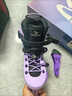 乐秀（ROADSHOW）轮滑鞋儿童溜冰鞋RSJ国际款男女可调休闲极限旱冰鞋滑冰鞋 紫色单鞋 M （32-35） 抗冲击鞋壳 实拍图