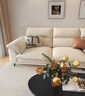 顾家家居政府补贴布艺沙发客厅小户型直排客厅十大品牌双三人位办公室现代 【象牙色】3.1m丨升级版丨云端柔弹丨耐磨防抓 养宠刚需丨不易粘毛丨易于打理丨分段支撑更减压 实拍图