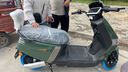 永久电动摩托车2025新款72V黑金石墨烯长续航NFC智能两轮电摩电动车 绿色/1200W/前碟后鼓 60V23A-全新黑金石墨烯-整车发货 实拍图