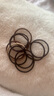 超细皮筋高弹力彩色橡皮筋女高颜值扎头发绳耐用简约不伤发头绳 袋装50根（颜色随机） 实拍图