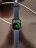 Apple/苹果 Watch Series 10 智能手表GPS+蜂窝款46毫米银色铝金属表壳丹宁色运动型表带M/L MWYG3CH/B 实拍图