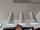 雷士（NVC）LED餐吊灯餐厅吧台灯具现代简约 白色餐吊 NDBD03A/2-005 实拍图