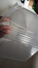 京东物流 家用翻盖装米桶五谷杂粮密封桶防虫防潮食品级密封桶 透明白 22斤 实拍图