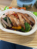 希乐扣Cilock饭盒微波炉可加热玻璃保鲜盒大容量餐盒上班族带饭 长圆三隔900ml 实拍图