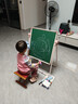 正灿儿童画板宝宝画架磁性小黑板支架式画画板家用白板可擦写字涂鸦板 D款粉-尊享礼包【适合4-8岁】 实拍图