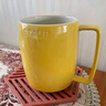 珐宝（staub）咖啡杯系列陶瓷马克杯牛奶杯早餐杯办公水杯子拿铁杯下午茶 拿铁杯350ml 柠檬黄 实拍图