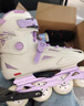 飞鹰 轮滑鞋FBS初学入门成人高校大学社团溜冰鞋花式刷街旱冰鞋轮滑鞋 紫色标配 37-38 实拍图