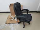 零梦 老板椅办公椅电脑椅座椅大班椅家用可躺升降转椅按摩搁脚午休 黑色乳胶款可躺按摩【推荐】 尼龙脚 实拍图