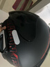 坦克摩托车头盔3C四分之三盔T536四季防风B.Duck电动车安全帽男女 亚黑洛克【热卖】【彩色镜片+透明镜片】 M（建议头围53-56cm） 实拍图