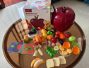 纽奇儿童水果切切乐剥皮果蔬仿真苹果婴幼儿厨房做饭女孩玩具生日礼物 2025限定｜果蔬欧包32件｜苹果桶 实拍图