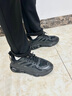 森馬男鞋2025秋季新款休闲百搭老爹鞋男士跑步运动鞋子青少年轻便软底 黑金单鞋 39 实拍图