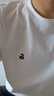 杰克·琼斯（JACK&JONES）26年男装四季打底T恤男士凉感透气多色情侣款短袖t恤水洗不易走形 A06白色 第二批 L 180 实拍图