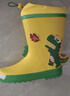 lemonkid儿童雨鞋男女童防滑水鞋小孩学生高筒雨靴 卡尔搞怪海盗鲨 30码 实拍图