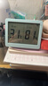 得力（deli）室内温湿度表 LCD\电子温湿度计老人儿童礼物生日礼品带背光功能 婴儿房办公用品 蓝色LE501-TQ 实拍图