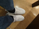百丽百搭小白鞋男鞋25厚底一脚蹬休闲板鞋 白色-内增高A2009  40 实拍图