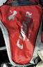 美洲狮轮滑鞋背包单肩包 红色 实拍图