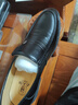 老人头皮鞋男冬季男士商务正装鞋透气真皮男鞋舒适皮鞋内增高款男鞋 四季款-平跟-黑色 39 实拍图