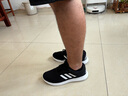 adidas CORERACER随心畅跑网面休闲跑步鞋男子阿迪达斯官方轻运动   黑/白 FX3581   45 实拍图