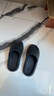 稻草人椰子拖鞋男女抗菌踩屎感居家用室内户外穿特大码防滑凉拖黑 38-39 实拍图