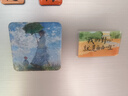 南岸油画系列亚克力冰箱贴 梵高油画主题冰箱diy装饰贴磁力贴 撑伞的女人 无规格 实拍图
