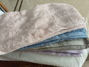 金号毛巾纯棉100%纯棉洗脸毛巾全棉吸水面巾高低毛A类毛巾4条装 实拍图