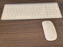 B.O.W 航世 HW299无线键盘鼠标套装充电 静音超薄笔记本电脑办公通用外接数字键盘鼠标 2.4G无线电池套装-银白色 实拍图