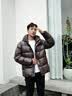 高梵黑金鹅绒服先锋5.0五格男士羽绒服休闲潮流面包服 鎏金5号 XL 实拍图