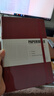 Paperideas 皮面点阵笔记本a5手帐本方格硬面绑带本商务记事本定制日记本成人简约带页码空白本 酒红 A5/188页 横线内页 实拍图