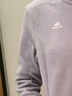 迪卡侬（DECATHLON）保暖户外抓绒衣外套男女运动宽松秋摇粒绒外套冲锋衣内胆 女款-全拉链-紫罗兰 M 实拍图