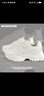 回力（Warrior）官方老爹鞋女鞋秋冬季百搭厚底增高休闲小白鞋女运动鞋子女米色38 实拍图