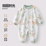 贝肽斯婴儿衣服春秋季长袖连体衣纯棉新生儿哈衣男女宝宝初春装睡衣 实拍图