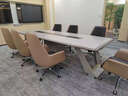高档烤漆会议桌长桌大中型办公室简约现代会议桌培训洽谈桌椅组合 定制联系客服【包送安】 实拍图