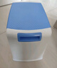 好尔凳子家用小板凳客厅卧室塑料凳创意脚踏矮凳带提手中号蓝色1个装 实拍图