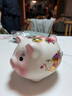润华年存钱罐只进不出小猪储蓄罐可爱女生创意陶瓷储钱罐打不开 可存可取(含坐垫) 大号粉色(存两万)【仅剩18件】 实拍图