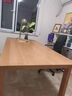 林之语客厅大书桌实木餐桌办公桌一体双人长条桌子工作台学习桌大板茶桌 【80%购买普通单桌】原木200x80 实拍图