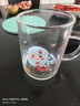 唯铭诺（WEIMINGNUO）儿童牛奶杯带刻度家用早餐杯宝宝喝奶杯冲奶粉专用杯玻璃杯水杯 实拍图