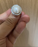 黛米11-12mmS925银大颗粒淡水珍珠戒指生日礼物附证书 实拍图