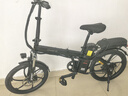 凤凰（Phoenix）电动车锂电池助力车折叠代驾车长续航男女士成人电动自行车电瓶车 20寸风雅/一体轮/6速/黑色 10AH电动续航30公里 实拍图